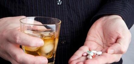 Alkohol a helytelen emésztés okaként